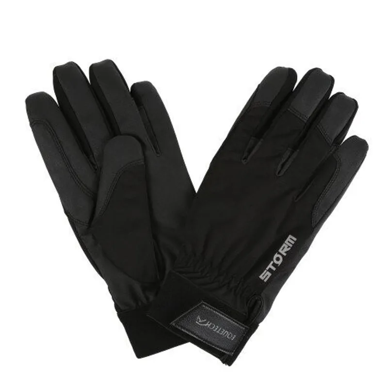 Equetech Children's Storm Waterproof Gloves Black-3