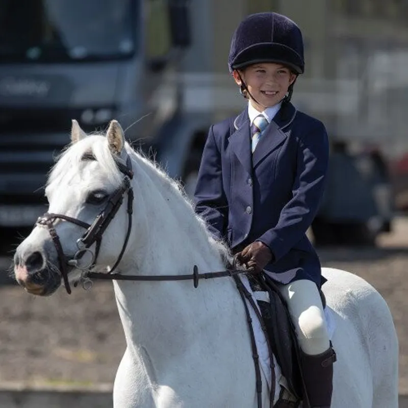 Equetech Junior Prima Jodpurs White-1
