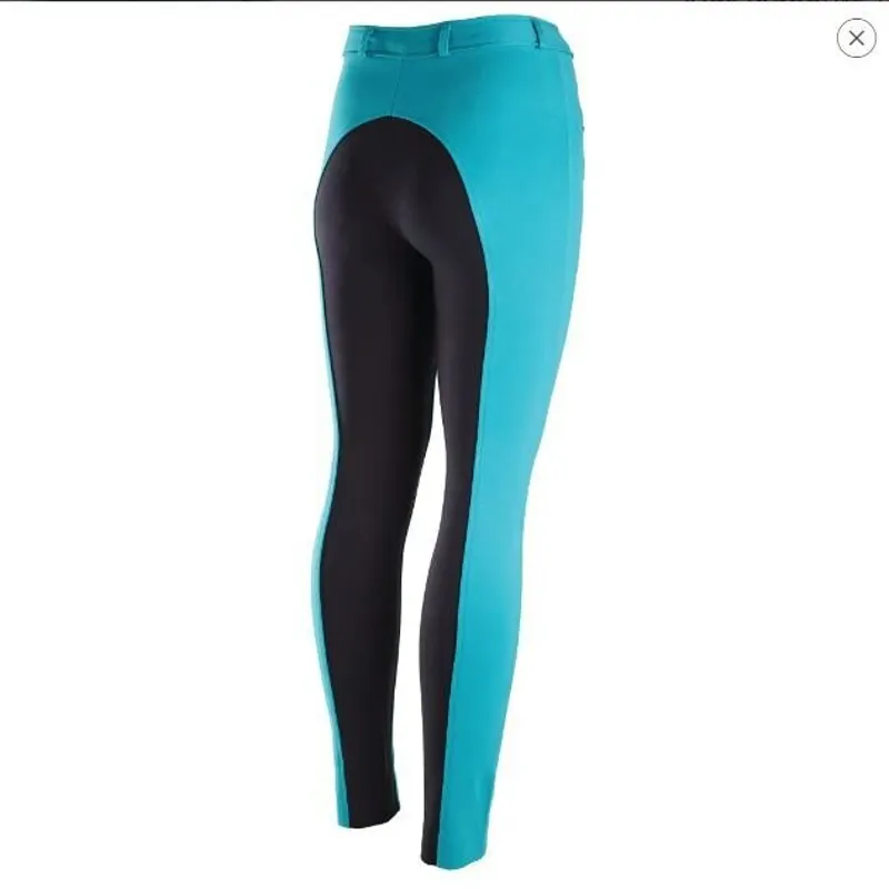 Legacy Junior 2 Tone Jodhpurs Navy/Cyan