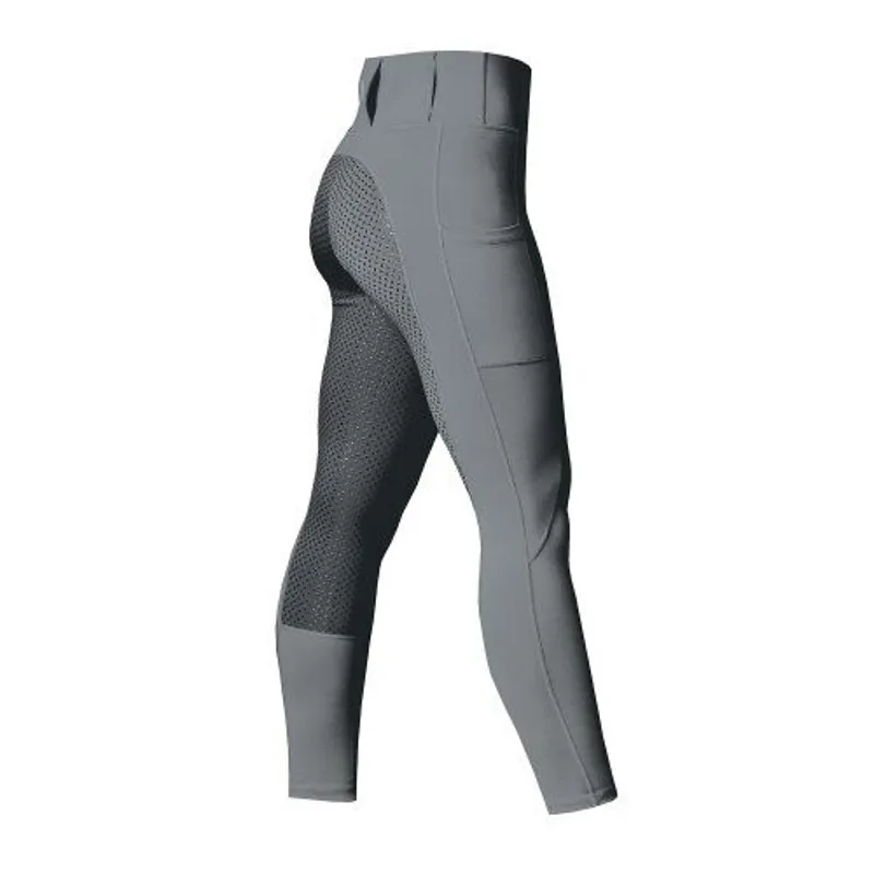 Equetech Aqua Shield Riding Tights Charcoal