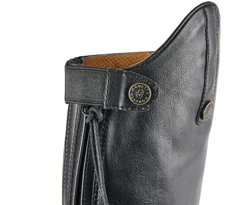 Moretta Luisa Synthetic Riding Boots - Child BLACK-4