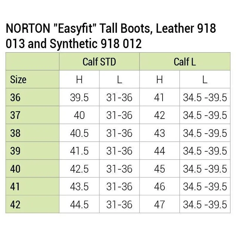 Norton Easyfit Synthetic Long Boot Black-9