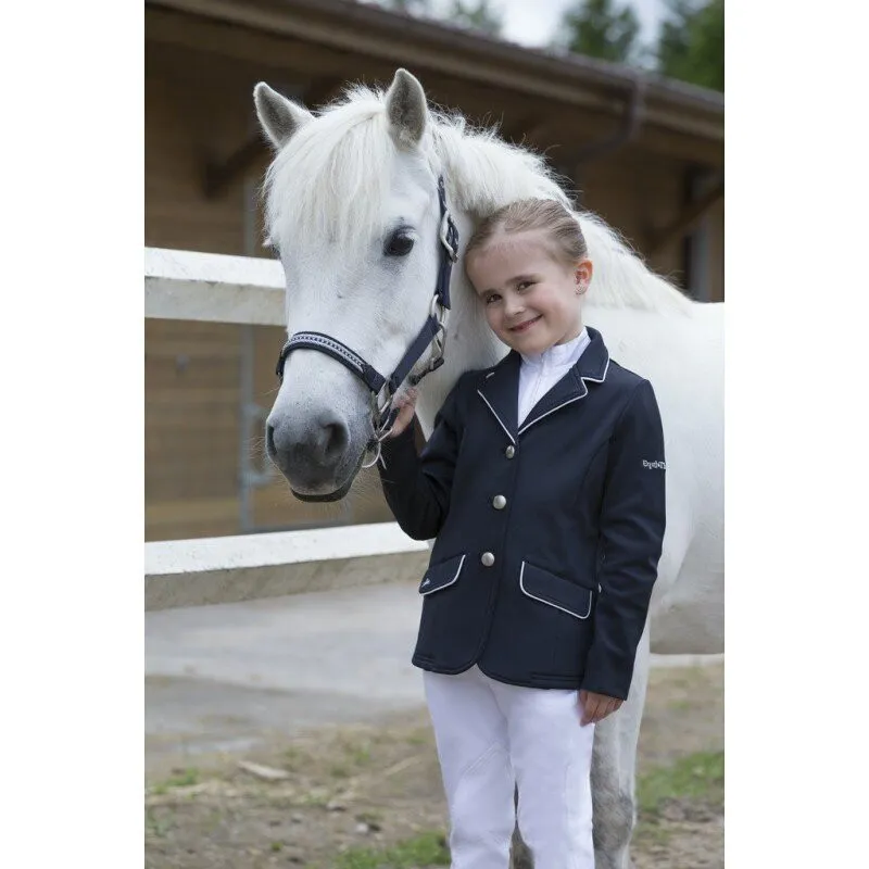Equitheme Soft Classic Competition Jacket - Child Navy-1