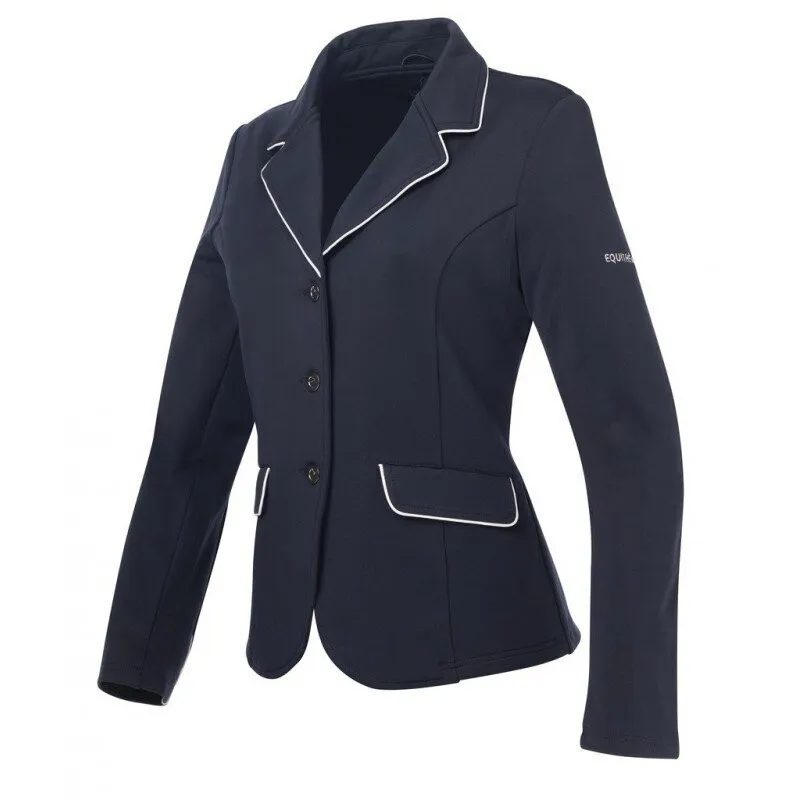 Equitheme Soft Classic Competition Jacket - Child Navy-5