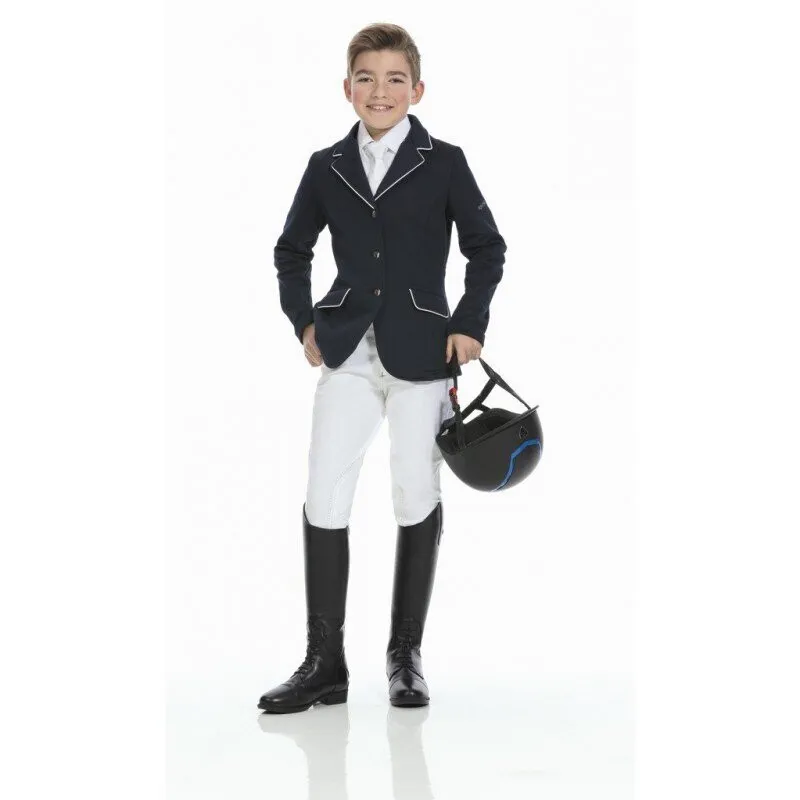 Equitheme Soft Classic Competition Jacket - Child Navy-3