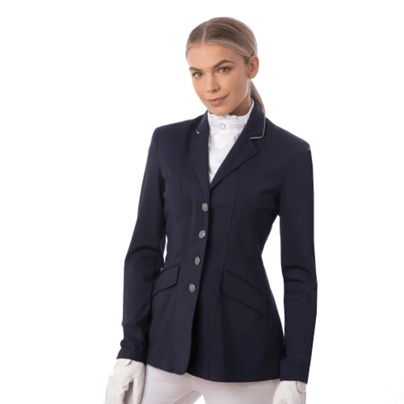 Equetech Jersey Deluxe Competition Jacket Navy Silver