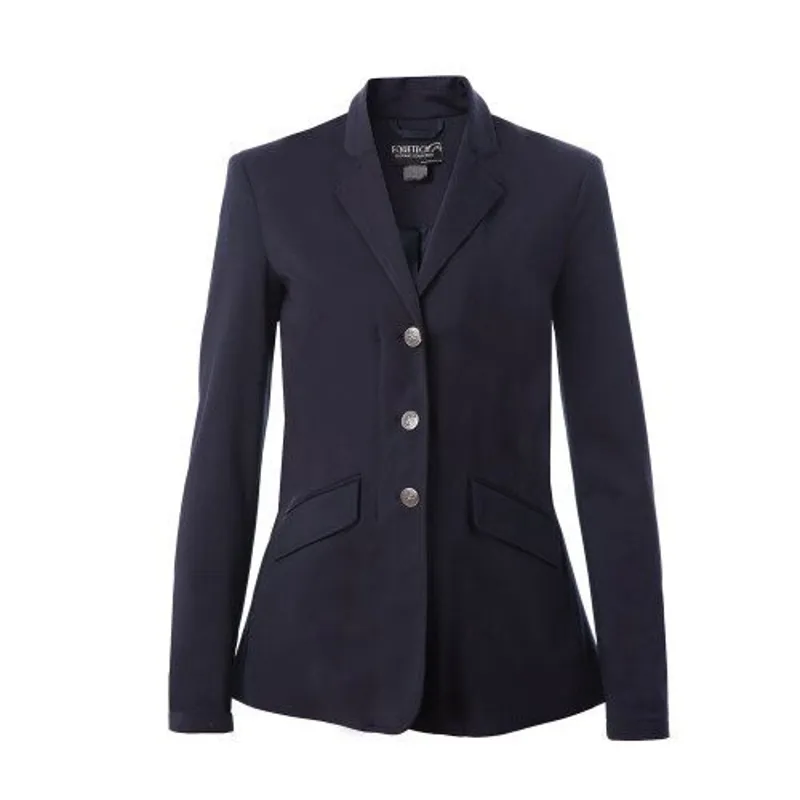 Equetech Junior Jersey Deluxe Competition Jacket Navy