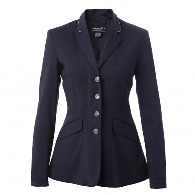 Equetech Jersey Deluxe Competition Jacket Navy Silver-1