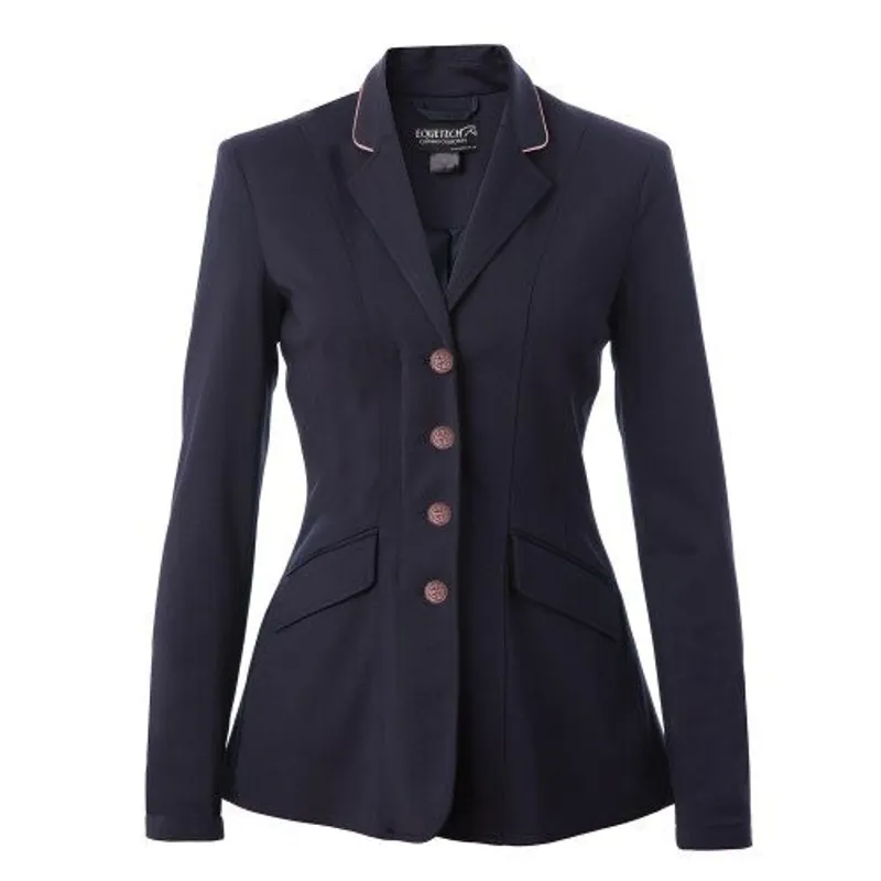 Equetech Jersey Deluxe Competition Jacket Navy Rose
