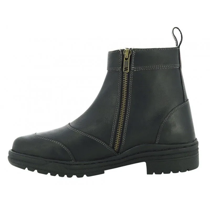 Norton Zipper Winter Boots Black-4
