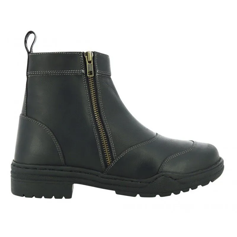 Norton Zipper Winter Boots Black-3