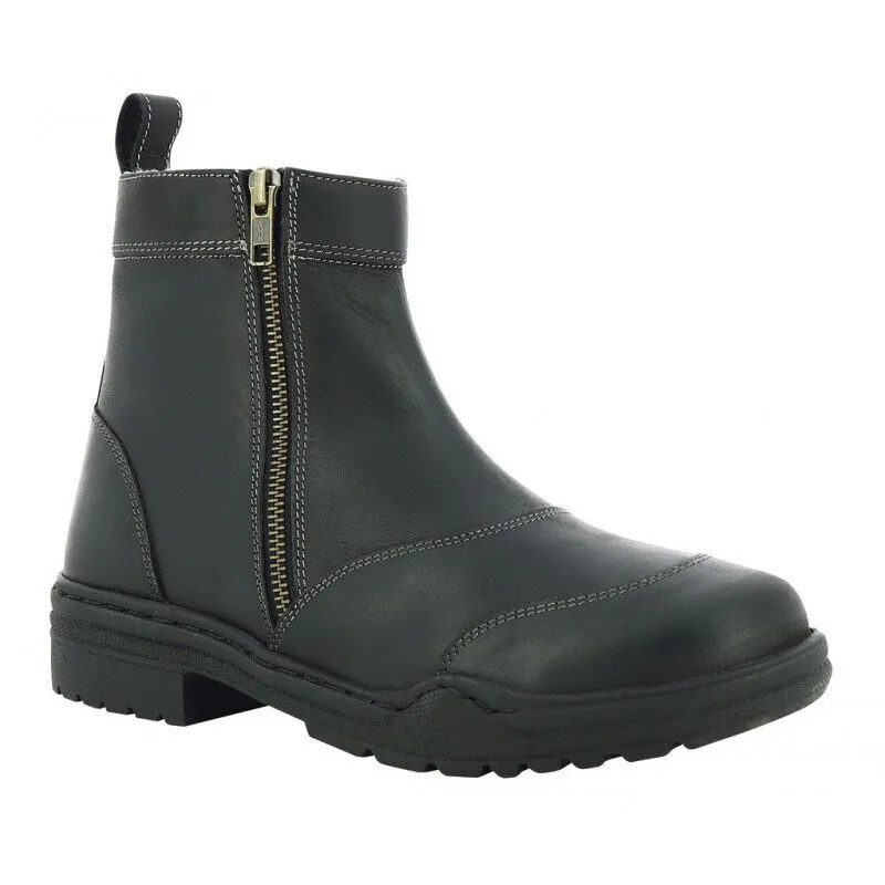 Norton Zipper Winter Boots Black-2