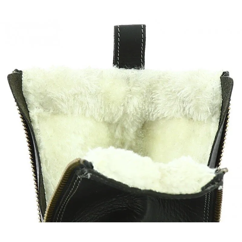 Norton Zipper Winter Boots Black-7