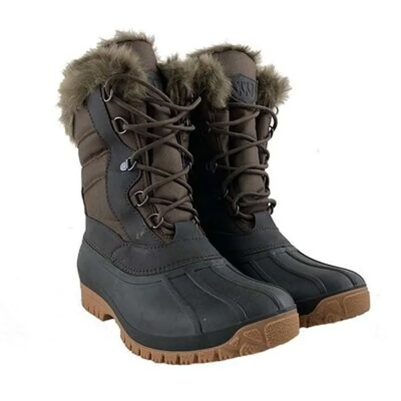 Woof Wear Mid Winter Boots Black/Chocolate-3