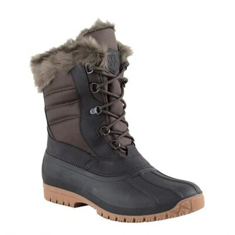 Woof Wear Mid Winter Boots Black/Chocolate-1