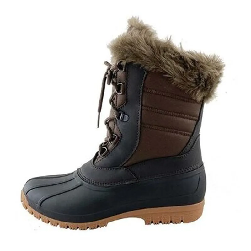 Woof Wear Mid Winter Boots Black/Chocolate-2