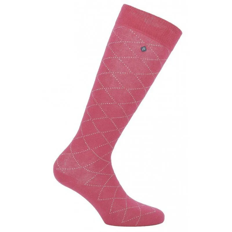 Equitheme Resille Socks Fushia-1