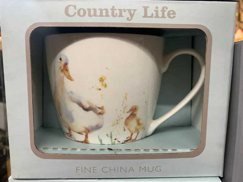 Country Life Duck China Mug