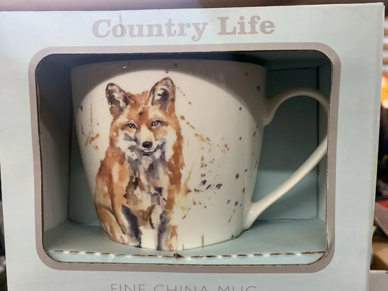 Country Life Fox China Mug