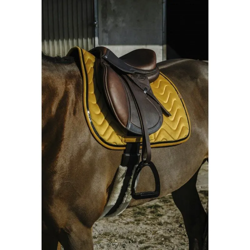 Equitheme Glossy Saddle Pad Full Yellow