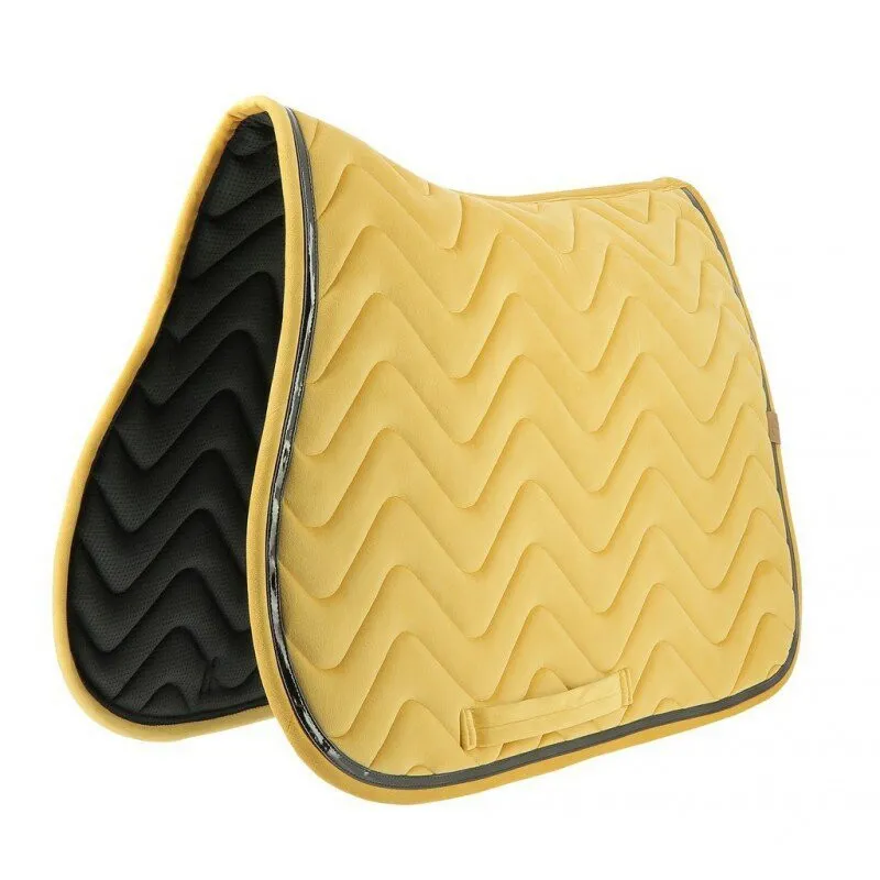 Equitheme Glossy Saddle Pad Full Yellow-1