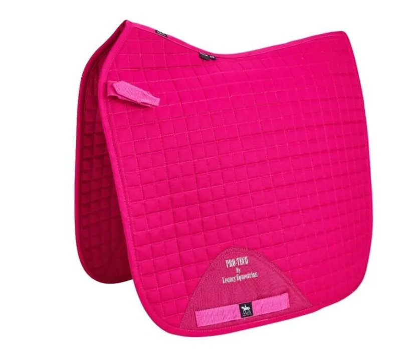 Legacy Pro Tech Dressage Saddle Pad Hot Pink
