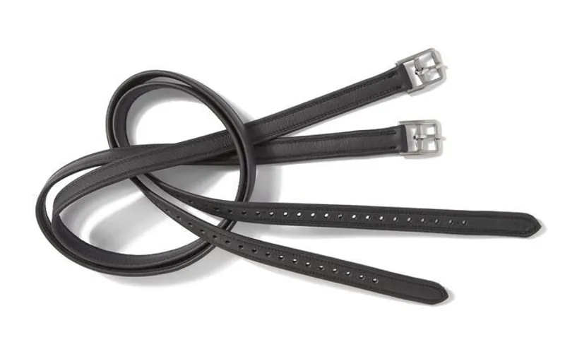 Wembley Pro Half Hole Stirrup Leathers Havana