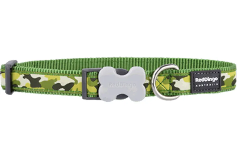 Red Dingo Camouflage Collar Green