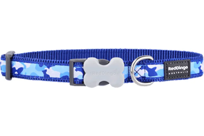 Red Dingo Camouflage Collar Blue