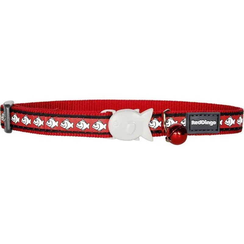 Red Dingo Reflective Cat Collar Red