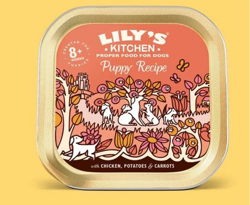 Lilys Kitchen Organic Dinner Puppy Chicken and Veg 150g