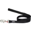 Red Dingo Plain 1.2m Dog Lead Black