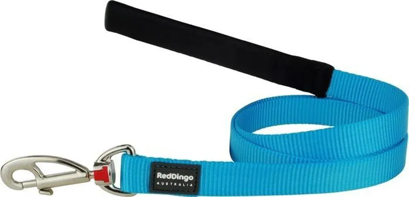 Red Dingo Plain 1.2m Dog Lead Turquoise