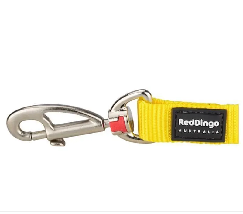 Red Dingo Plain 1.2m Dog Lead Yellow-2