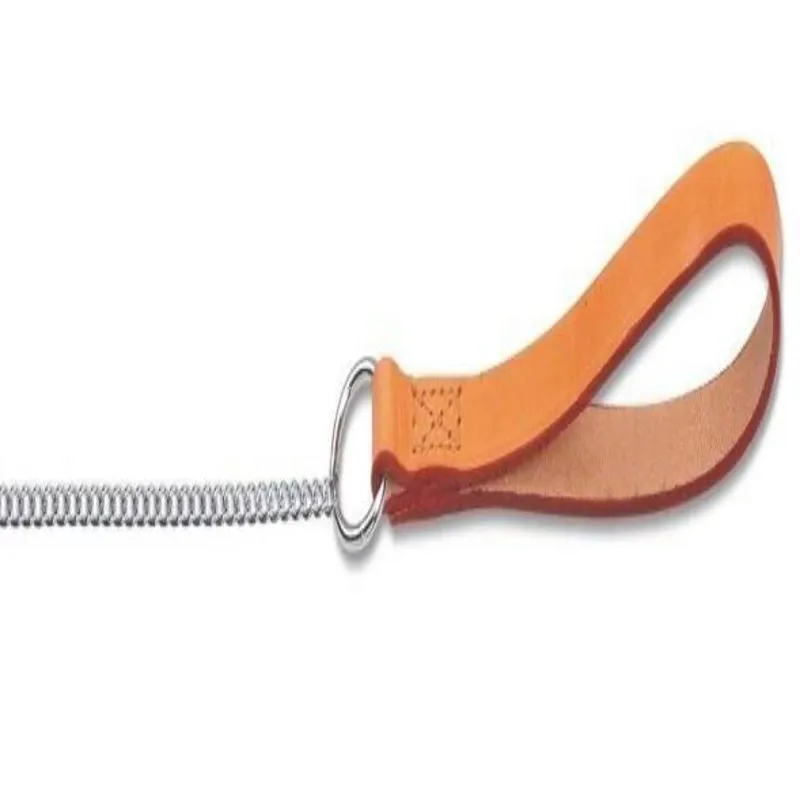 Ancol Fine Chain Lead TH Handle Tan 87cm