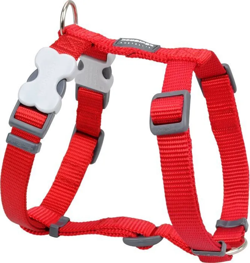 Red Dingo Plain Dog Harness Red