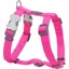 Red Dingo Plain Dog Harness Hot Pink