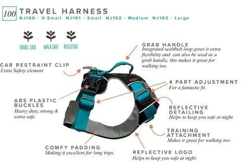 Sotnos Travel Safety and Walking Harness Pink-1