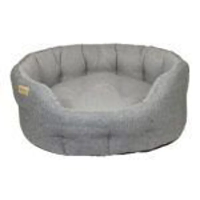 Earthbound Traditional Tweed Bed Steel Grey-1