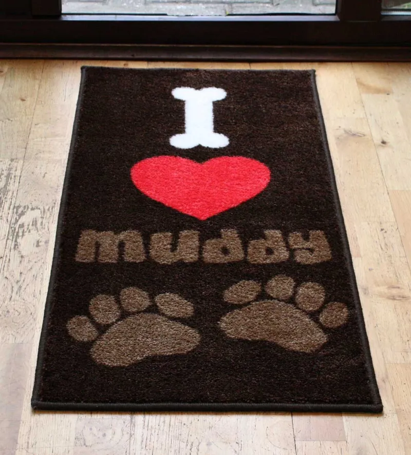 Pet Rebellion Stop Muddy Paws I heart Muddy Paws45 X 100cm