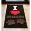 Pet Rebellion Stop Muddy Paws I heart Muddy Paws45 X 100cm