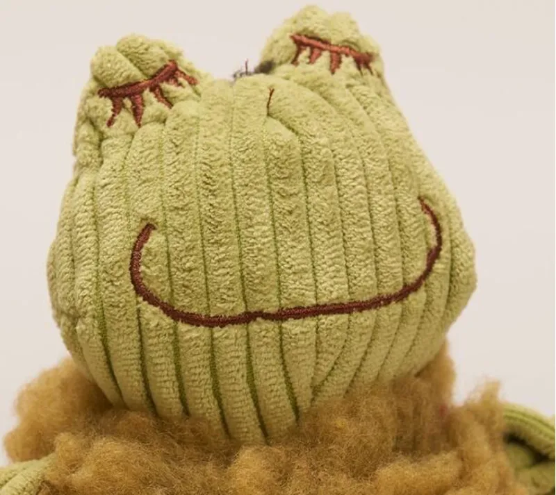 HuggleHound HuggleFleece Animal Toy Frog-1