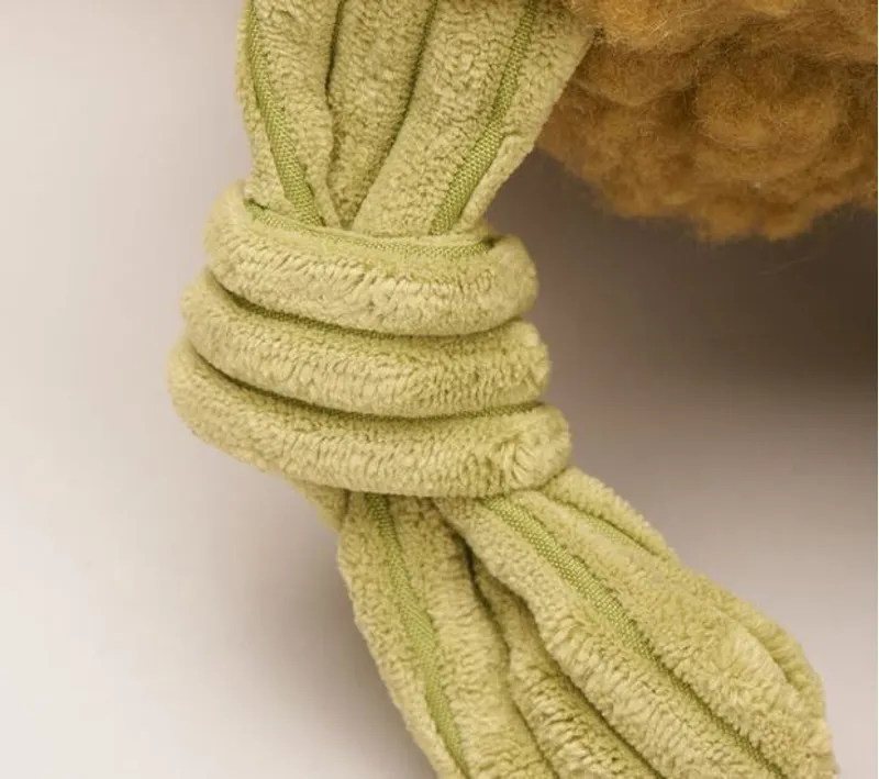 HuggleHound HuggleFleece Animal Toy Frog-4