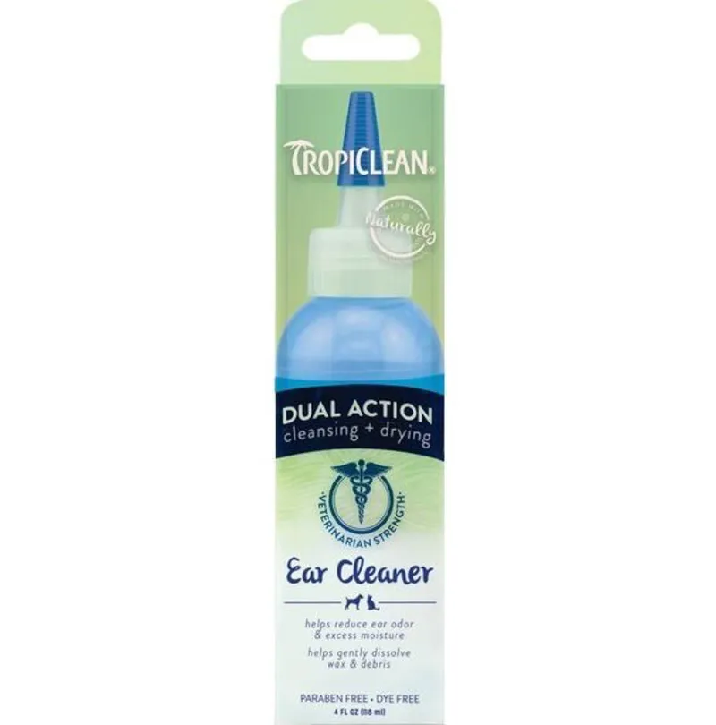 TropiClean Dual Action Ear Cleaner 118ml