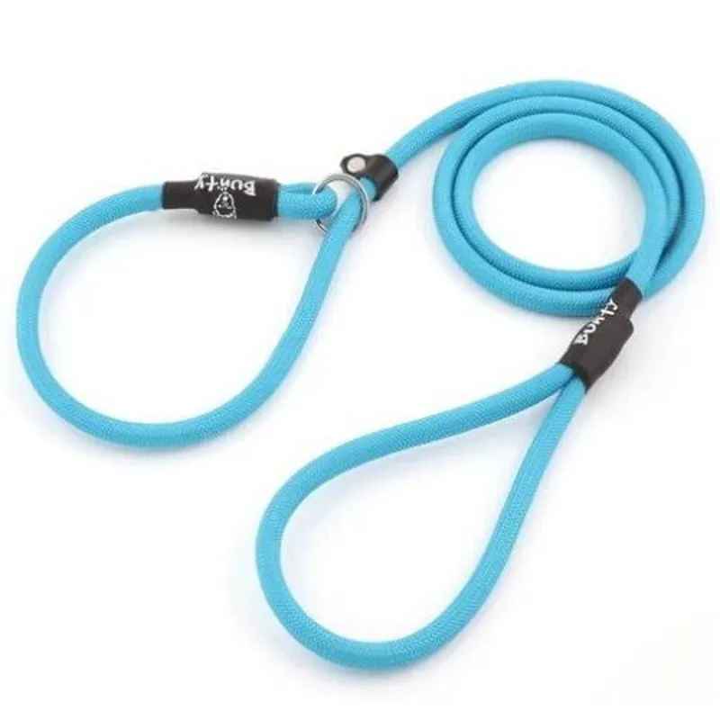 Bunty Slip-On Rope Dog Lead Blue
