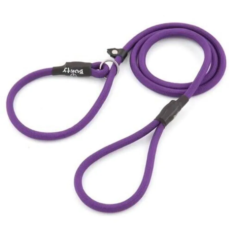 Bunty Slip-On Rope Dog Lead Purple