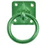 Swivel Tie Ring on Plate Green