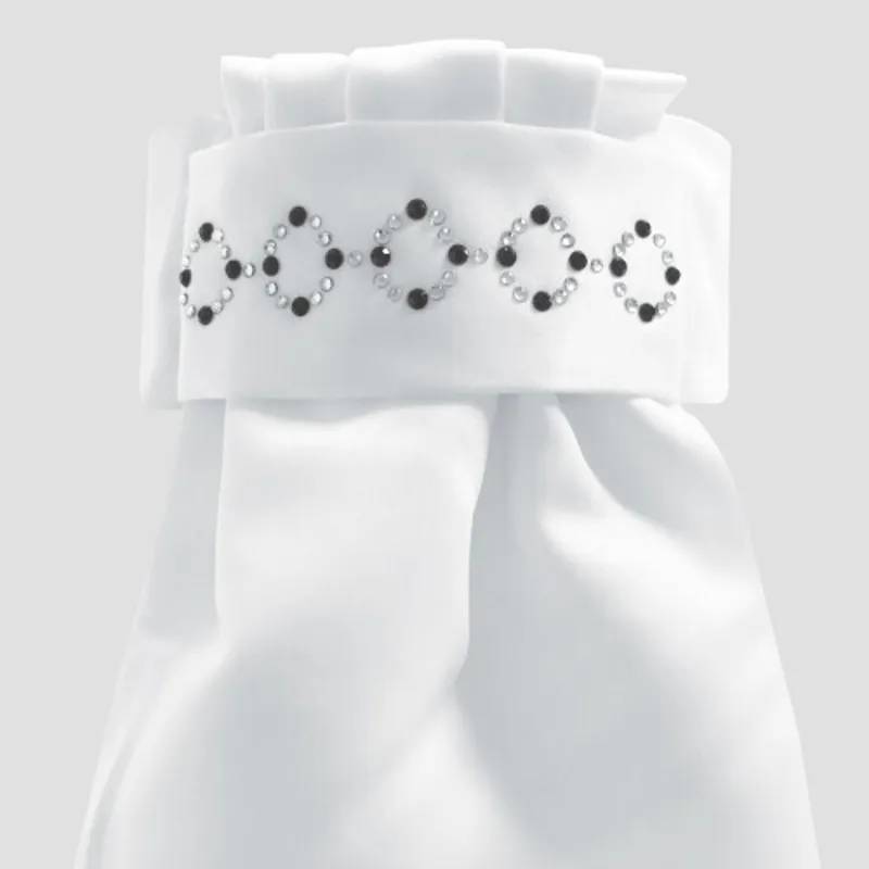 Equetech Zodiac Deluxe Ready-Tied Stock White 