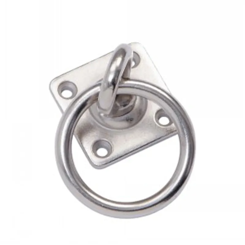 Swivel Tie Ring on Plate Galvanised