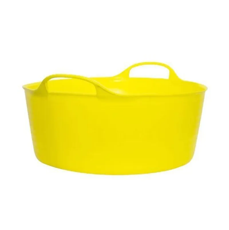 Gorilla Tub Small Shallow 15L Yellow
